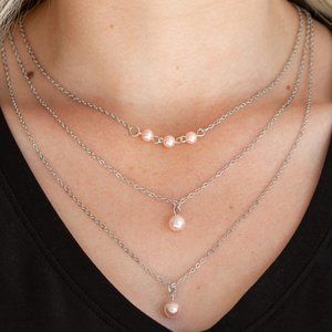 High Heels and Hustle Pink Necklace